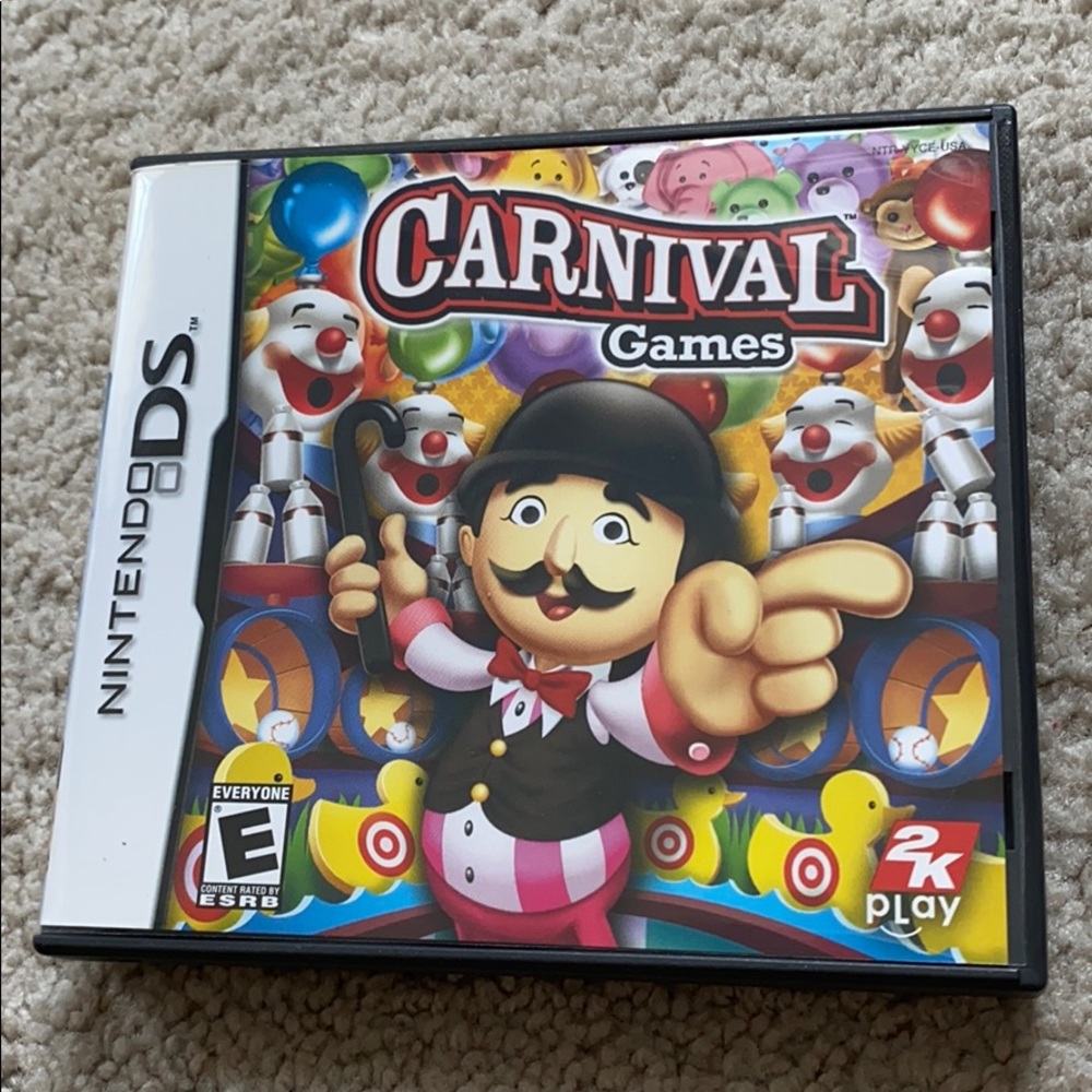 Carnival Games DS game with original box